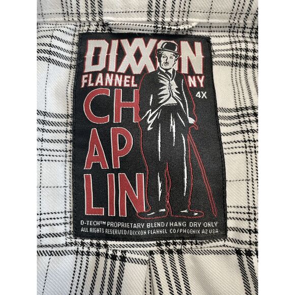 Dixxon Flannel The Chaplin Sz 4XL NEW - Picture 3 of 9